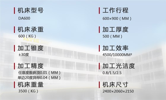 DA600技術(shù)參數(shù)